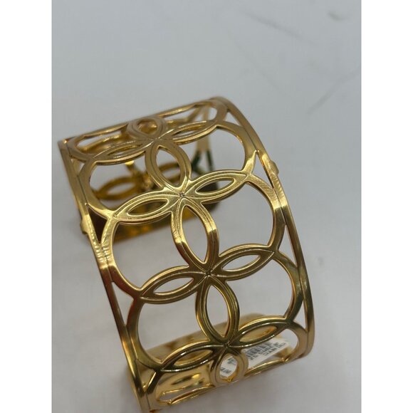 Brighton christo NYC NEW YORK CITY  GOLD  CUFF  BANGLE   nwt  $ 58 - Picture 6 of 6